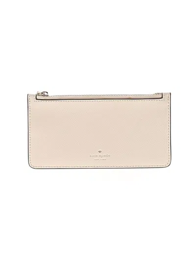Pre-owned Kate Spade New York Leather Wallet In Ivory
