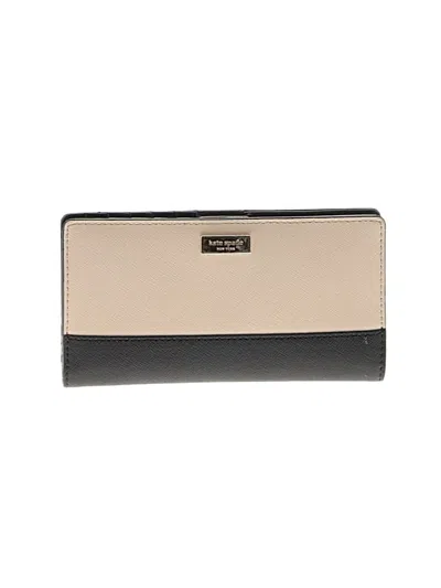 Pre-owned Kate Spade New York Leather Wallet In Ivory