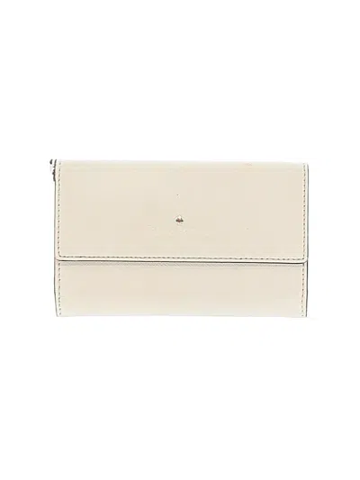 Pre-owned Kate Spade New York Leather Wallet In Ivory