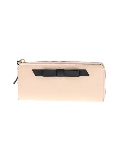 Pre-owned Kate Spade New York Leather Wallet In Ivory