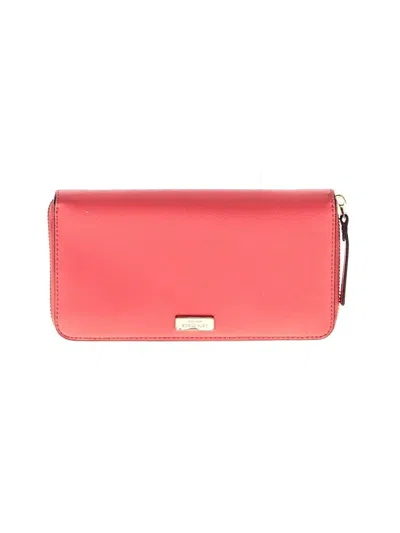Pre-owned Kate Spade New York Leather Wallet In Orange