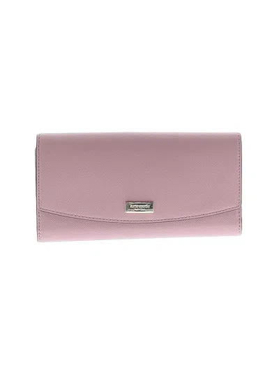 Pre-owned Kate Spade New York Leather Wallet In Pink