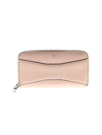 Pre-owned Kate Spade New York Leather Wallet In Pink