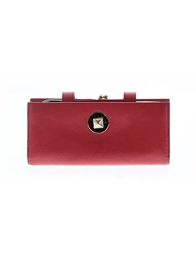 Pre-owned Kate Spade New York Leather Wallet In Pink