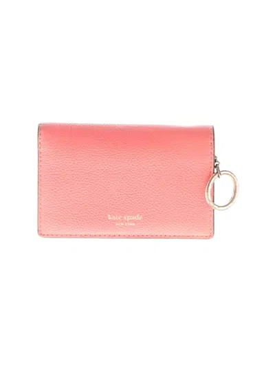 Pre-owned Kate Spade New York Leather Wallet In Pink
