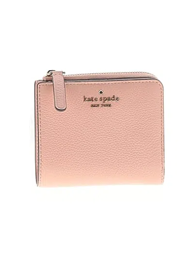 Pre-owned Kate Spade New York Leather Wallet In Pink