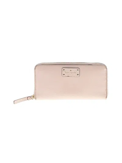 Pre-owned Kate Spade New York Leather Wallet In Pink