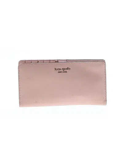 Pre-owned Kate Spade New York Leather Wallet In Pink