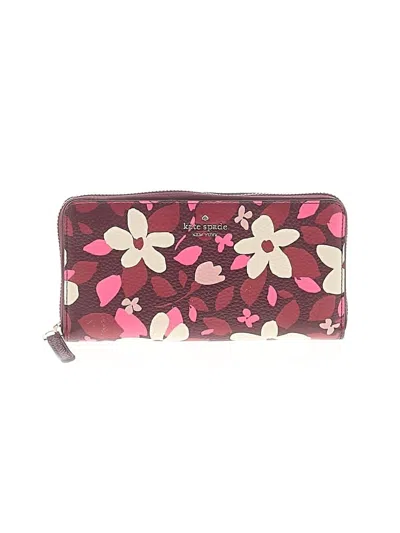 Pre-owned Kate Spade New York Leather Wallet In Pink