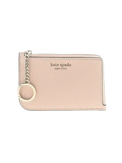 Pre-owned Kate Spade New York Leather Wallet In Pink