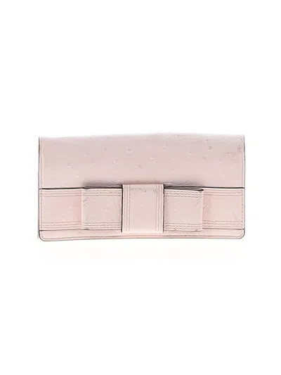 Pre-owned Kate Spade New York Leather Wallet In Pink