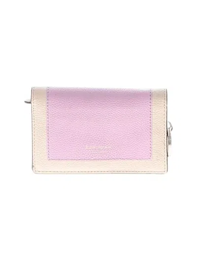 Pre-owned Kate Spade New York Leather Wallet In Pink
