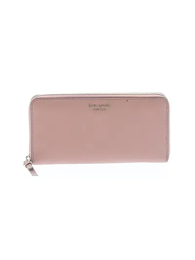 Pre-owned Kate Spade New York Leather Wallet In Pink