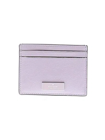 Pre-owned Kate Spade New York Leather Wallet In Purple