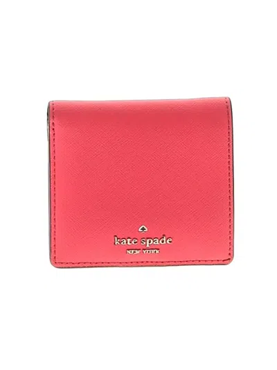Pre-owned Kate Spade New York Leather Wallet In Red