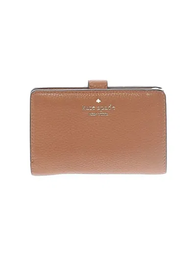 Pre-owned Kate Spade New York Leather Wallet In Tan