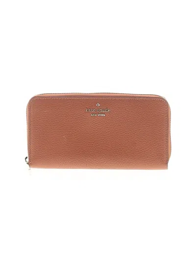 Pre-owned Kate Spade New York Leather Wallet In Tan