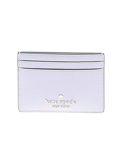 Pre-owned Kate Spade New York Leather Wallet In White