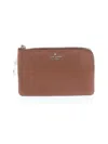 Kate Spade New York Leather Wristlet In Orange