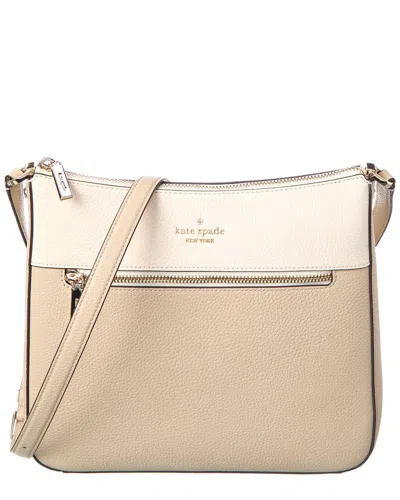 Kate Spade New York Leila Colorblocked Pebbled Leather Swingpack Crossbody In Brown