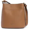 Kate Spade New York Leila Pebbled Leather Small Bucket Bag In Brown