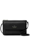 Kate Spade New York Leila Pebbled Leather Small Flap Crossbody