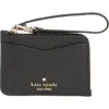Kate Spade New York Leila Small Cardholder Wristlet In Black