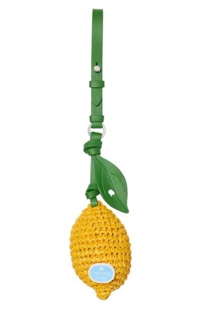 Kate Spade New York Lemon Bag Charm In Green