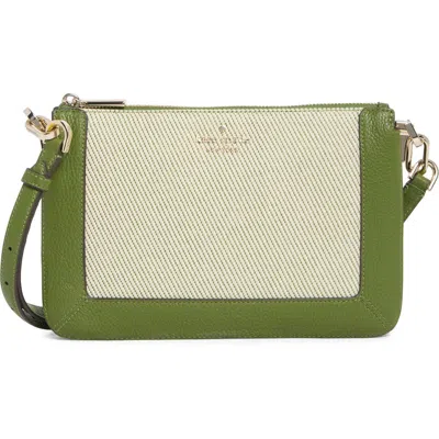 Kate Spade New York Lena Canvas Colorblock Double Compartment Crossbody Bag