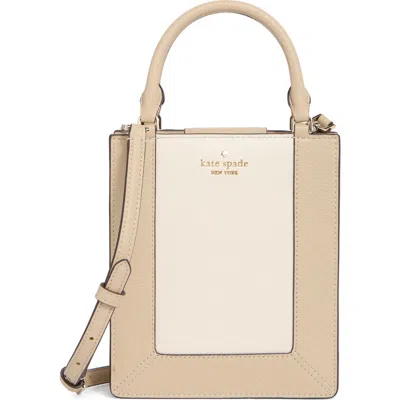 Kate Spade New York Lena Colorblocked Pebbled Leather Mini Tote Bag In Multi