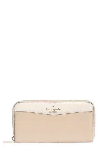 Kate Spade New York Lena Large Continental Wallet In Neutral