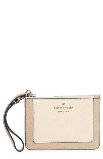 Kate Spade New York Lena Leather Wristlet In White