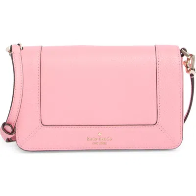 Kate Spade New York Lena Pebbled Leather Mini Flap Crossbody Bag