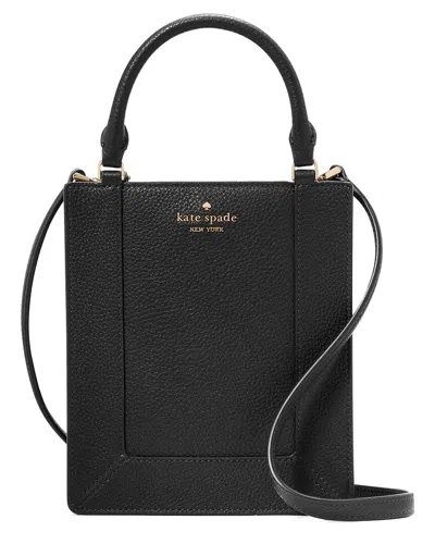Kate Spade New York Lena Pebbled Leather Mini Tote In Black