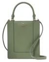 Kate Spade New York Lena Pebbled Leather Mini Tote In Green
