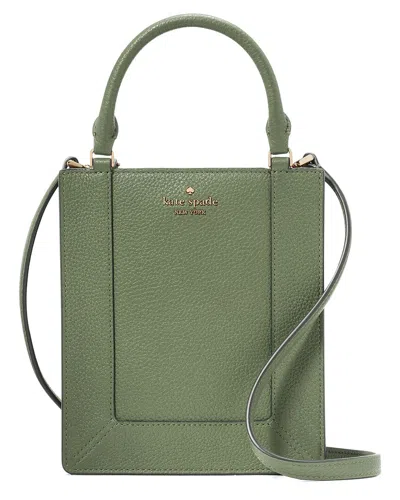 Kate Spade New York Lena Pebbled Leather Mini Tote In Green