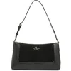 Kate Spade New York Lena Suede & Pebbled Leather Shoulder Bag In Multi