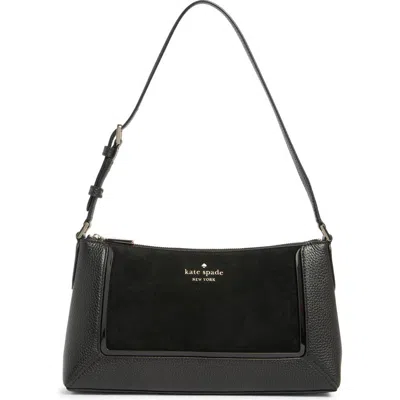 Kate Spade New York Lena Suede & Pebbled Leather Shoulder Bag In Multi