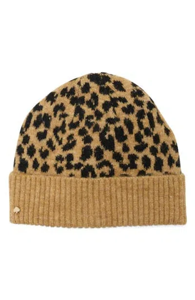 Kate Spade New York Leopard Beanie