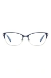 Kate Spade New York Lidia 54mm Rectangular Reading Glasses In Black