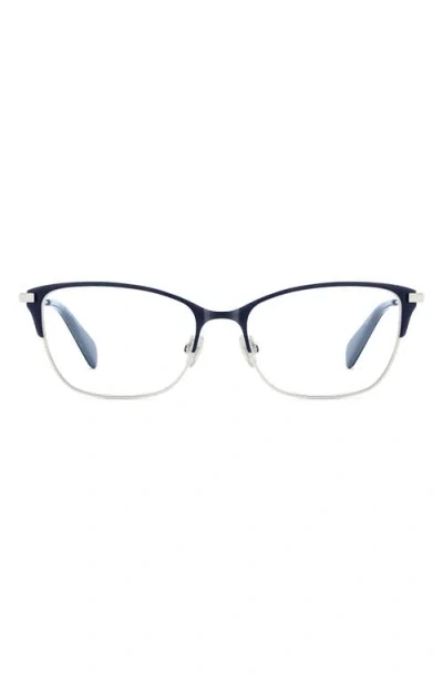 Kate Spade New York Lidia 54mm Rectangular Reading Glasses In Black