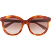 Kate Spade New York Lillian 53mm Round Sunglasses In Brown