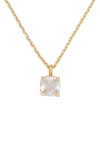Kate Spade New York Little Luxuries Pendant Necklace In Clear/gold.
