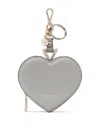 Kate Spade New York Liv Smooth Leather Heart Coin Purse In Nimbus Gray