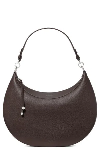 Kate Spade New York Liv Large Pebbled Leather Shoulder Bag In Brown
