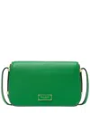 Kate Spade New York Liv Leather Crossbody In Green