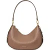 Kate Spade New York Liv Pebble Leather Convertible Shoulder Bag In Brown