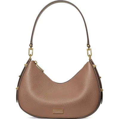 Kate Spade New York Liv Pebble Leather Convertible Shoulder Bag In Brown