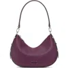 Kate Spade New York Liv Pebble Leather Convertible Shoulder Bag In Purple