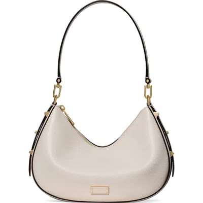 Kate Spade New York Liv Pebbled Leather Convertible Shoulder Bag In Neutral